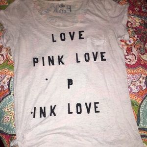 Vs pink tee